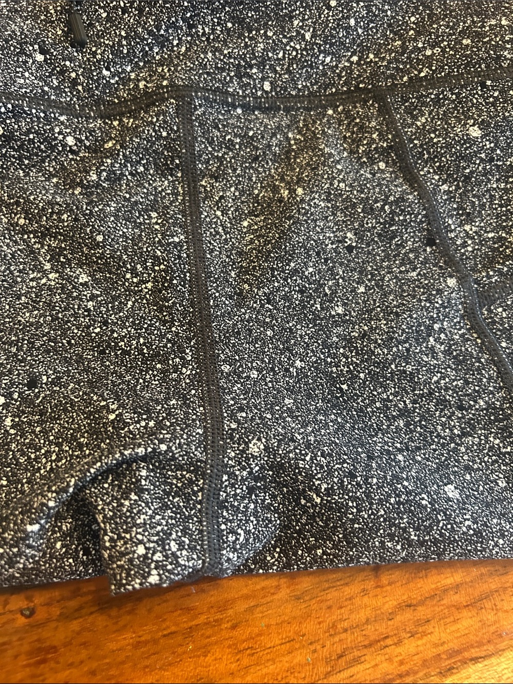 Speckled Black & White Athletic pants